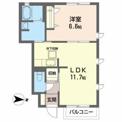 同じ建物の物件間取り写真 - ID:204004141872