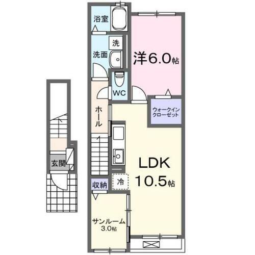 同じ建物の物件間取り写真 - ID:212041450817