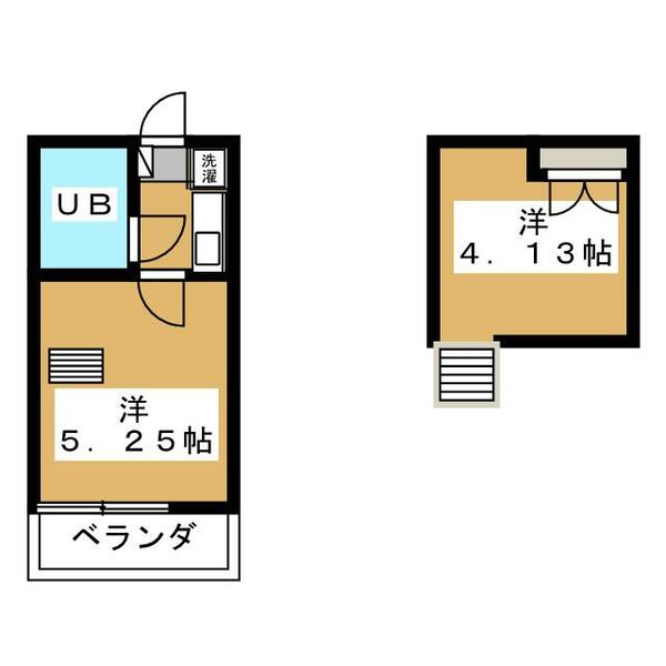 ハイムレインボーＡ 103｜東京都三鷹市牟礼５丁目(賃貸アパート1K・1階・13.37㎡)の写真 その2