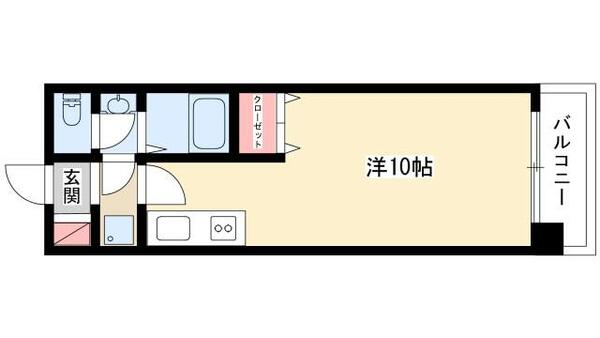 ＫＤＸレジデンス神宮前 1206｜愛知県名古屋市熱田区横田２丁目(賃貸マンション1R・12階・24.45㎡)の写真 その2