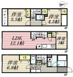 三鷹市上連雀６丁目 3階建 築2年のイメージ