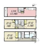 三鷹市上連雀６丁目 3階建 築2年のイメージ