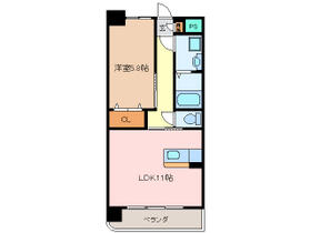 シャンティーク  ｜ 三重県松阪市塚本町（賃貸マンション1LDK・6階・42.30㎡） その2