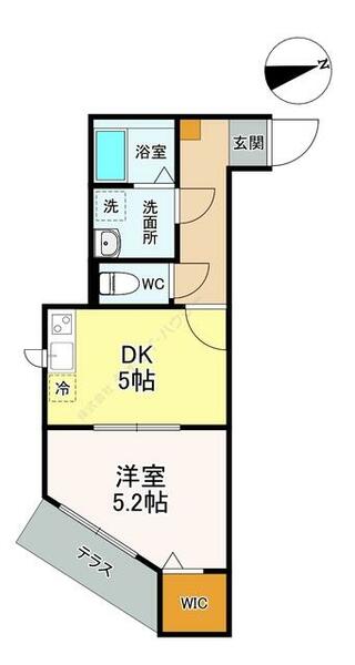 アーバンテラス稲毛天台 0205｜千葉県千葉市稲毛区天台５丁目(賃貸アパート1DK・2階・29.27㎡)の写真 その2