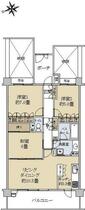 ジェイシティ鶴見東寺尾  ｜ 神奈川県横浜市鶴見区東寺尾中台（賃貸マンション3LDK・4階・75.60㎡） その2