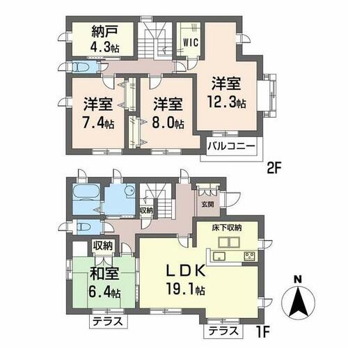 同じ建物の物件間取り写真 - ID:227079173378