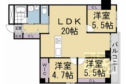 同じ建物の物件間取り写真 - ID:226064584157