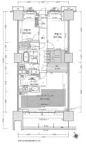 アトラスタワー小山城山町 1804 ｜ 栃木県小山市城山町２丁目（賃貸マンション2SLDK・18階・73.79㎡） その2