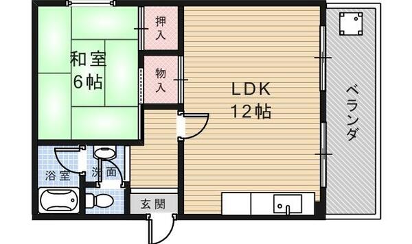 プチメゾン 303｜大阪府池田市神田１丁目(賃貸マンション1LDK・3階・40.00㎡)の写真 その2