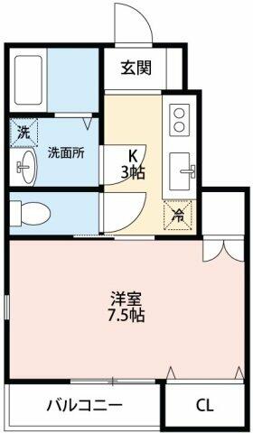 同じ建物の物件間取り写真 - ID:223032467996