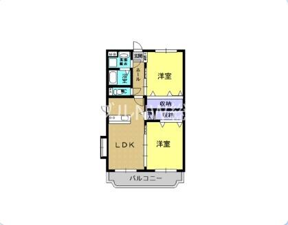 プロローグ常盤｜岡山県総社市駅南１丁目(賃貸マンション2LDK・3階・53.00㎡)の写真 その2