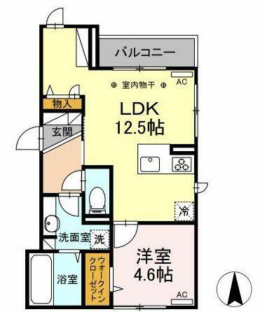 同じ建物の物件間取り写真 - ID:213100933112