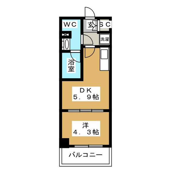 パークアクシス本所・親水公園｜東京都墨田区本所４丁目(賃貸マンション1DK・1階・25.28㎡)の写真 その1