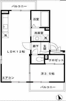 同じ建物の物件間取り写真 - ID:213100937639