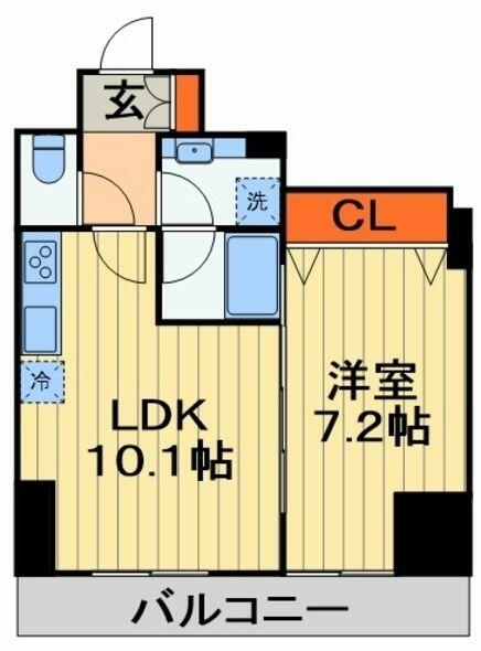 Ｒｏｙｊｅｎｔ　Ｐａｒｋｓ千葉中央（ロイジェントパークス） 1112｜千葉県千葉市中央区中央３丁目(賃貸マンション1LDK・11階・42.07㎡)の写真 その2