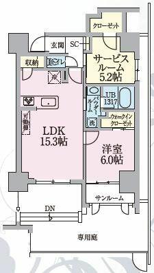 同じ建物の物件間取り写真 - ID:211046378107