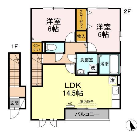 同じ建物の物件間取り写真 - ID:238007176447