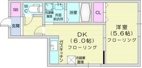 同じ建物の物件間取り写真 - ID:201022290430