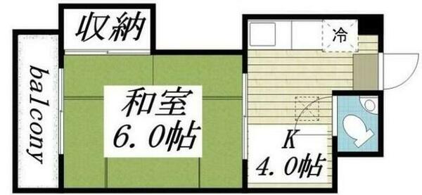 北浦ビル｜東京都葛飾区亀有５丁目(賃貸マンション1K・1階・20.06㎡)の写真 その2