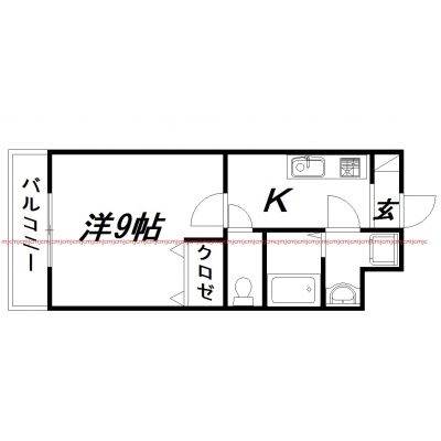 静岡県浜松市中央区神田町(賃貸マンション1K・3階・25.92㎡)の写真 その2