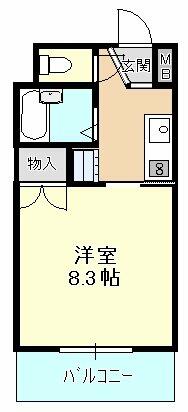 メルヴェーユ小幡Ⅱ 00403｜愛知県名古屋市守山区小幡１丁目(賃貸マンション1K・4階・24.42㎡)の写真 その2