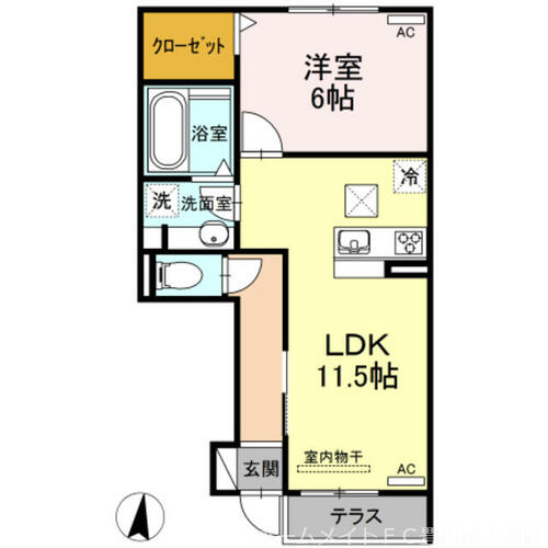 同じ建物の物件間取り写真 - ID:223032108146