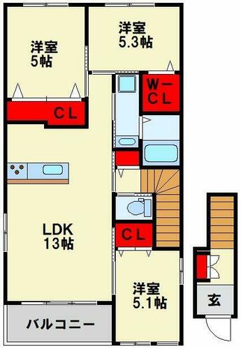 同じ建物の物件間取り写真 - ID:240027440239