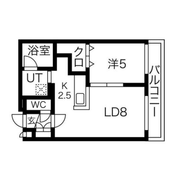 北海道札幌市中央区北八条西１９丁目(賃貸マンション1LDK・1階・36.62㎡)の写真 その2
