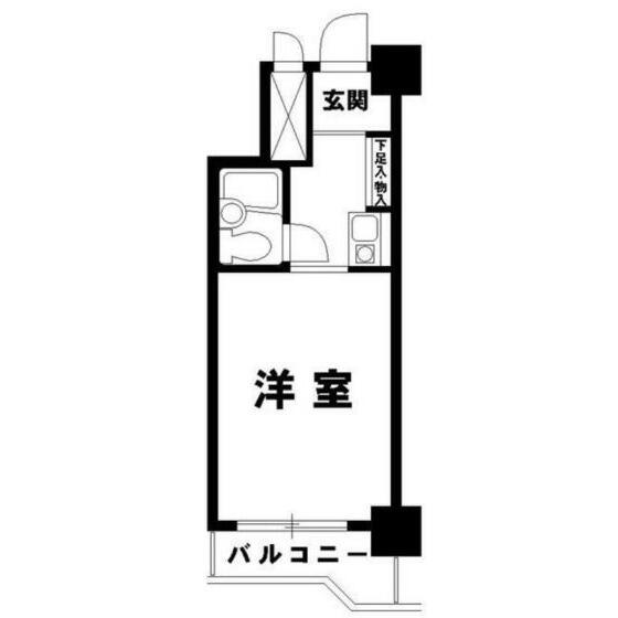 セザール第二伊勢佐木町 203｜神奈川県横浜市中区若葉町３丁目(賃貸マンション1R・2階・19.81㎡)の写真 その2