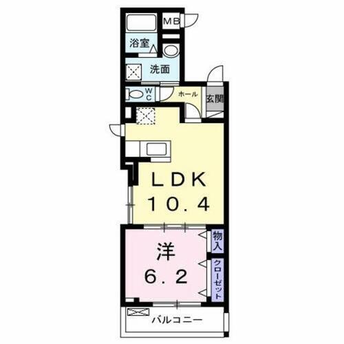 同じ建物の物件間取り写真 - ID:240027896681