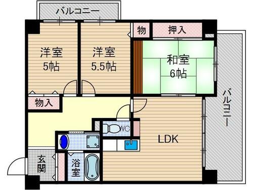 ミューズコートの間取り