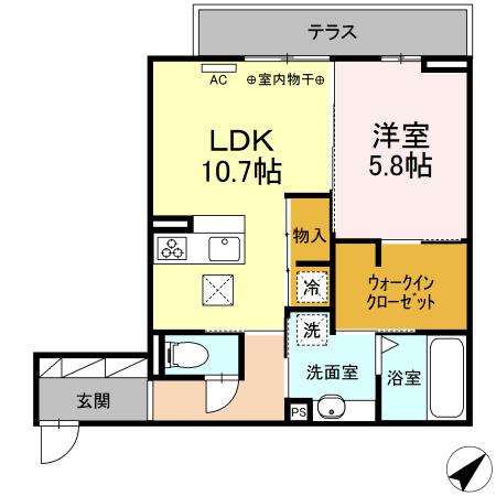 同じ建物の物件間取り写真 - ID:224004739479