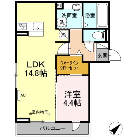 同じ建物の物件間取り写真 - ID:224004739456