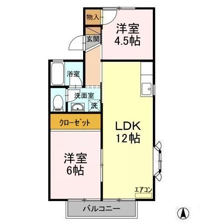 同じ建物の物件間取り写真 - ID:212042395469