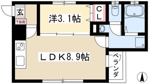 同じ建物の物件間取り写真 - ID:223032230691