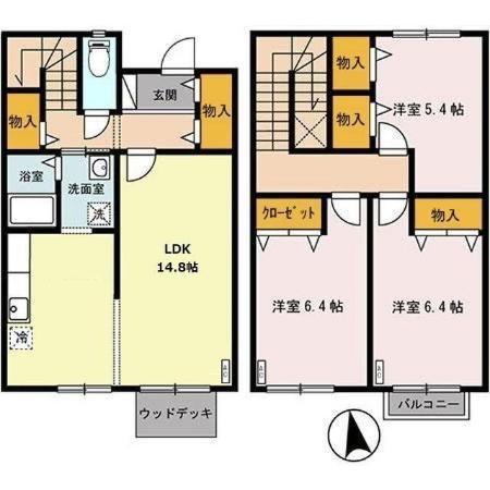 同じ建物の物件間取り写真 - ID:209005530412