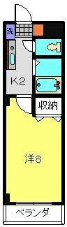クレイドル日吉 110｜神奈川県横浜市港北区日吉７丁目(賃貸マンション1K・1階・25.65㎡)の写真 その2