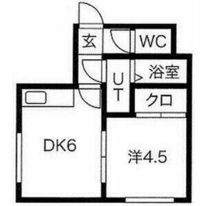 北海道札幌市東区北四十四条東１４丁目(賃貸マンション1DK・2階・24.00㎡)の写真 その2
