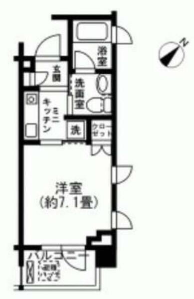 Ｄ’クラディア山手大塚 409｜東京都豊島区北大塚２丁目(賃貸マンション1K・4階・22.39㎡)の写真 その2