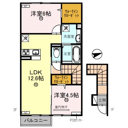 同じ建物の物件間取り写真 - ID:229008887651