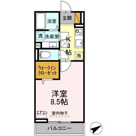 同じ建物の物件間取り写真 - ID:208009053210