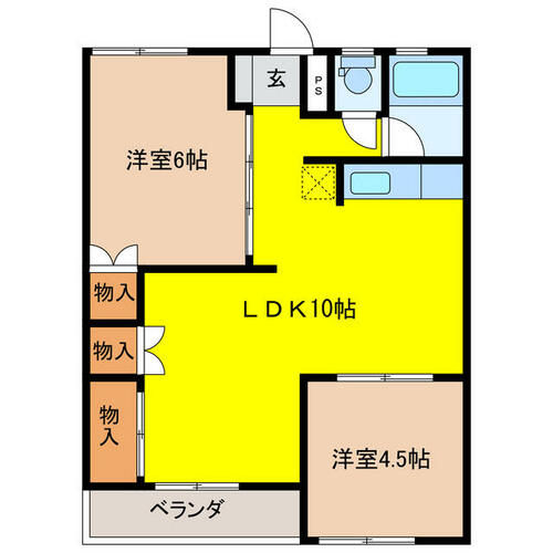 同じ建物の物件間取り写真 - ID:221010570300