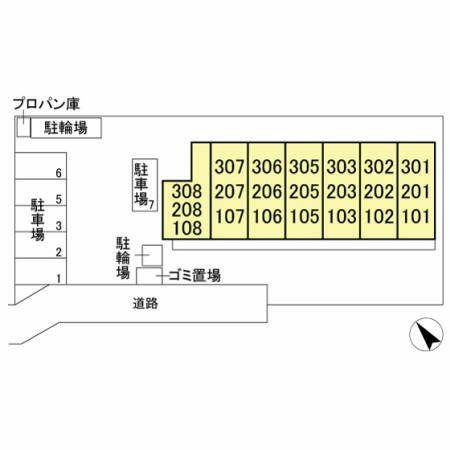 埼玉県春日部市一ノ割１丁目(賃貸アパート1LDK・1階・33.61㎡)の写真 その4