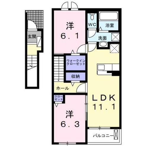 同じ建物の物件間取り写真 - ID:212041886503