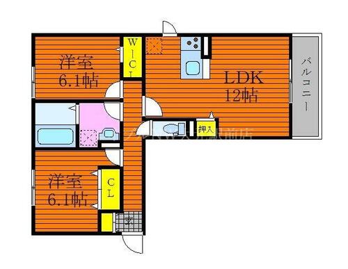 同じ建物の物件間取り写真 - ID:233019685140