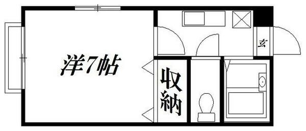 静岡県浜松市中央区和合町(賃貸マンション1K・3階・23.16㎡)の写真 その2