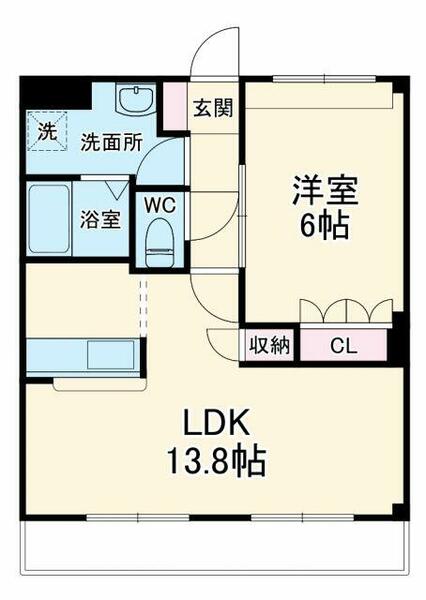 アイリス・スクエア｜神奈川県藤沢市菖蒲沢(賃貸アパート1LDK・1階・44.95㎡)の写真 その2