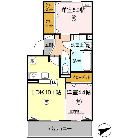 同じ建物の物件間取り写真 - ID:243006474337