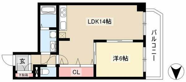 シャンポール古出来 703｜愛知県名古屋市千種区古出来３丁目(賃貸マンション1LDK・7階・45.41㎡)の写真 その2