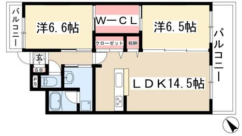 同じ建物の物件間取り写真 - ID:223030254133